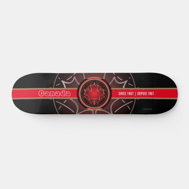 Kanada sedan 1867 Skateboard (Horz)