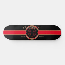 Kanada Sedan 1867 (Svart) Skateboard
