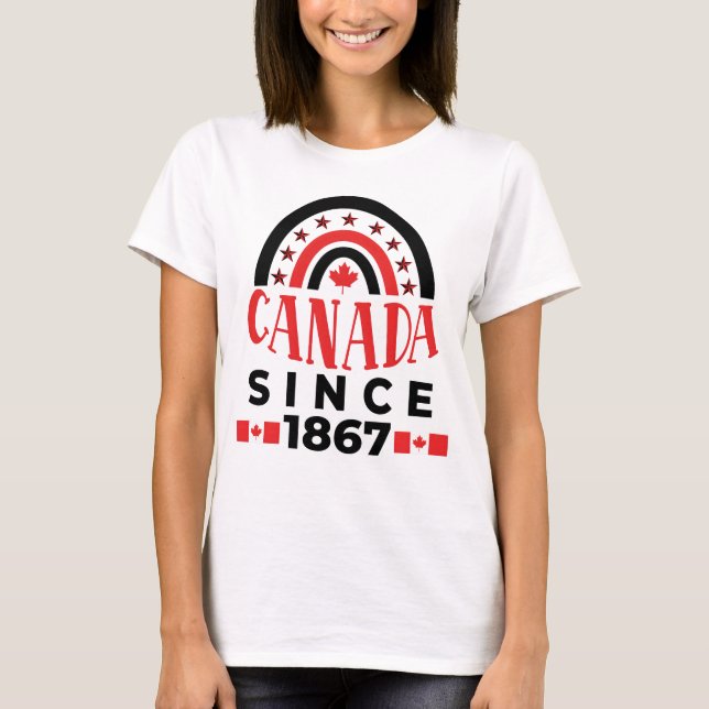 Kanada sedan 1867 t shirt (Framsida)