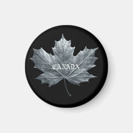 KANADA SILVER MAPLE LÖV MAGNET
