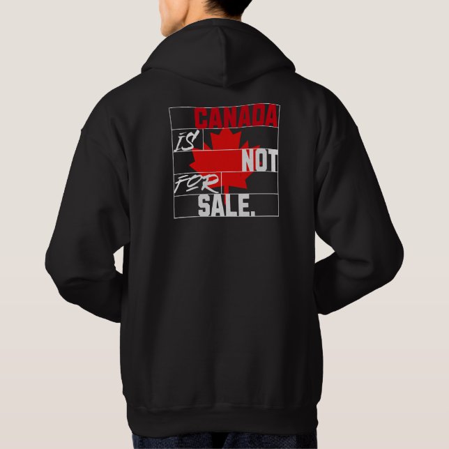 Kanada ska inte säljas hoodie (Baksida)