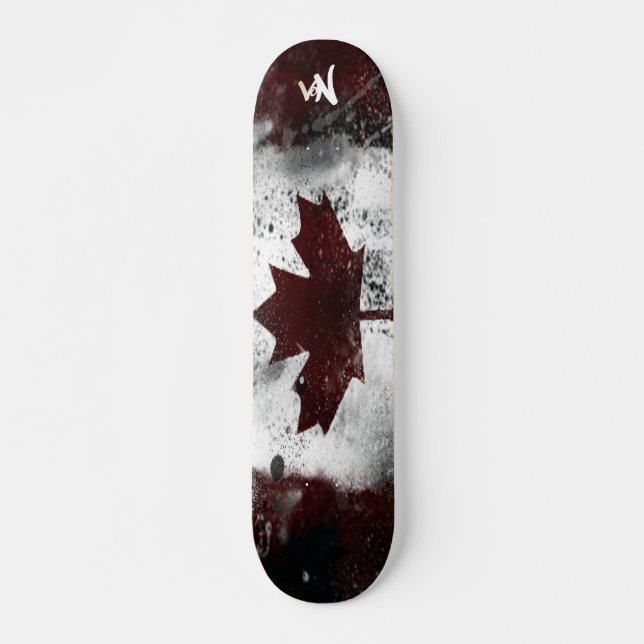 Kanada Skateboard Bräda 21,5 Cm (Framsida)
