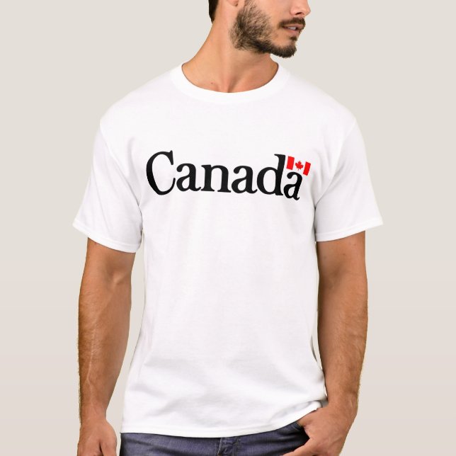 Kanada skjorta t-shirt (Framsida)