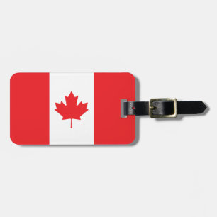 Kanada slättflagga bagagebricka