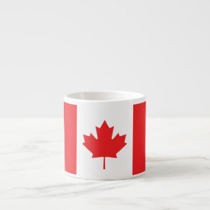 Kanada slättflagga espressomugg