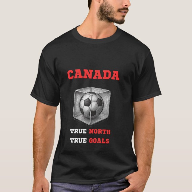 Kanada Soccer 2026 - Frozen Ball True North Tee (Framsida)