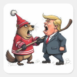 Kanada som kämpar mot Trump Fyrkantigt Klistermärke