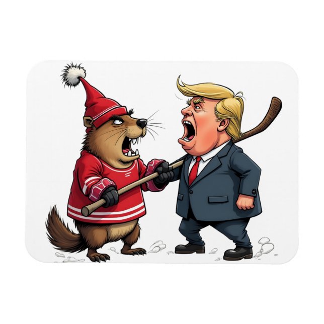Kanada som kämpar mot Trump Magnet (Horisontell)