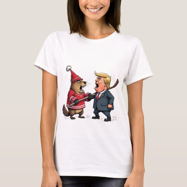 Kanada som kämpar mot Trump T Shirt (Framsida)