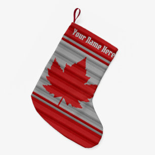 Kanada som lagerför sockan för Kanada lönnlövjul Liten Julstrumpa