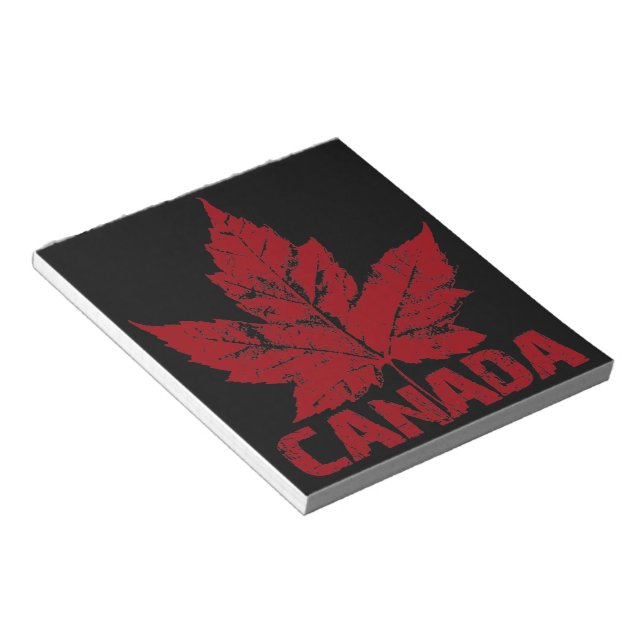 Kanada Souvenir Anteckningsblock Retro Canada Gift (Vinklad)