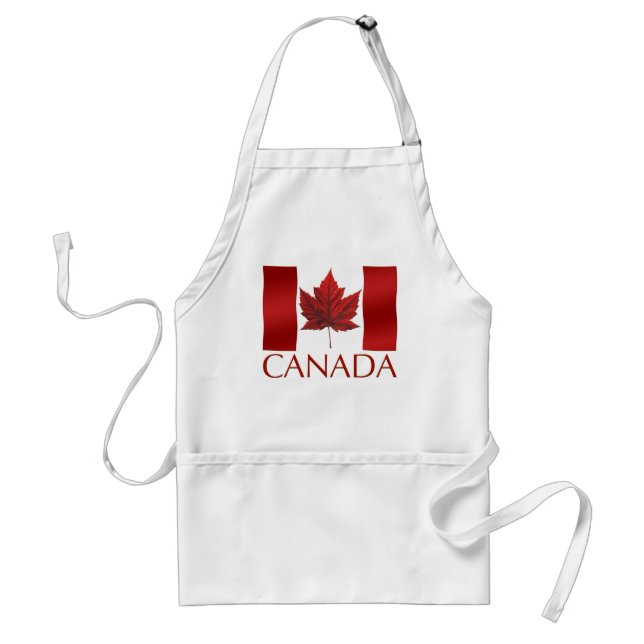 Kanada Souvenir Apron Kanada Maple Löv Souvenir Förkläde (Framsidan)