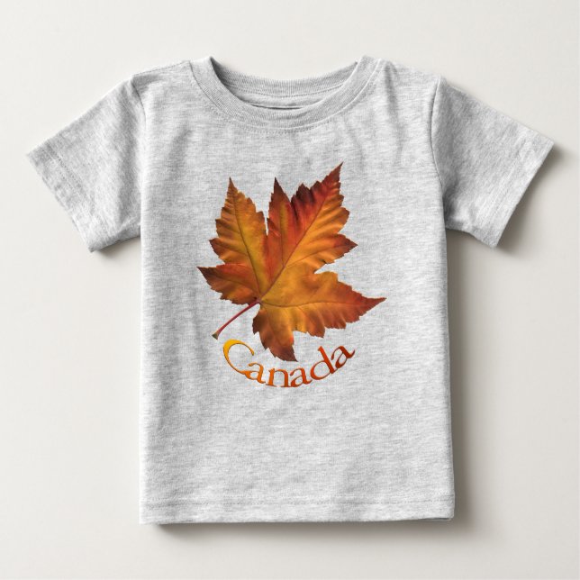 Kanada Souvenir Baby T-shirts - Personlig (Framsida)