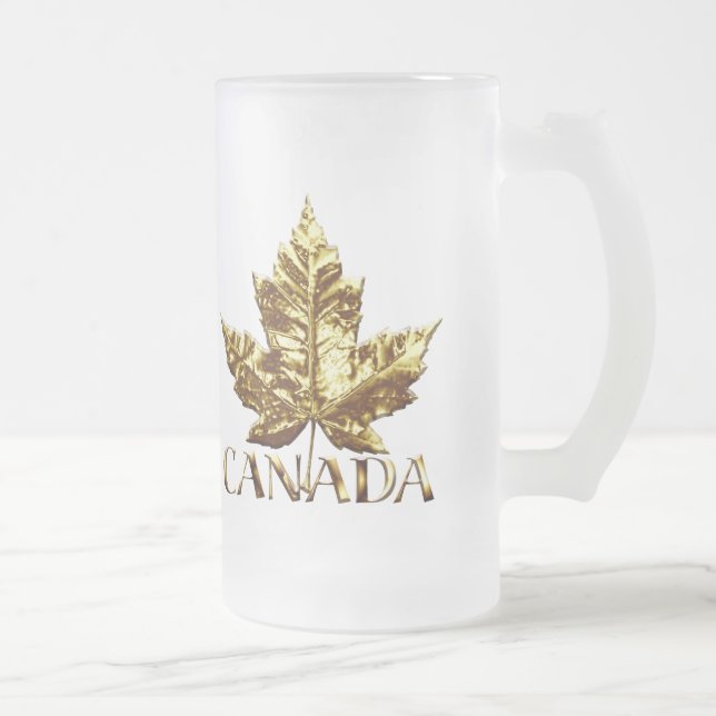 Kanada Souvenir Beer Glass Canada Beer Mugg Anpass (Höger)