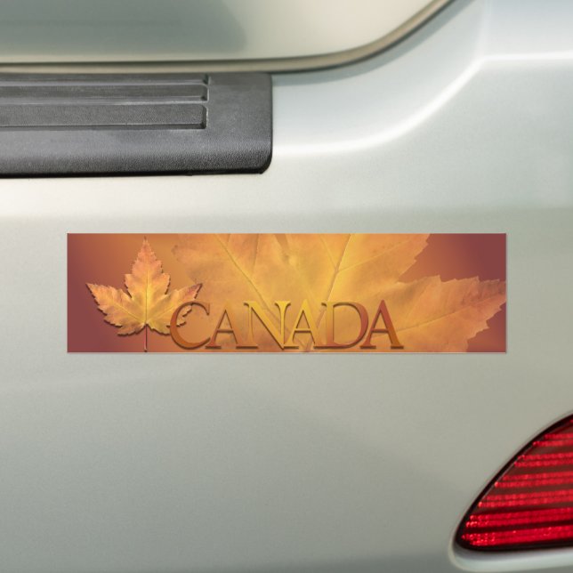 Kanada Souvenir Bumper Sticker Maple Löv Sticker Bildekal (På Bil)