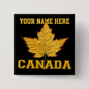 Kanada Souvenir Button Varsity Canada Buttons Stif Knapp