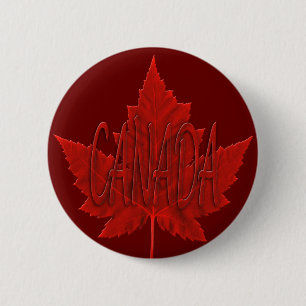 Kanada Souvenir Buttons Canada Maple Löv Button Knapp