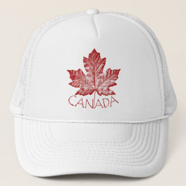 Kanada Souvenir Cap Retro Canada Maple Löv Caps Truckerkeps