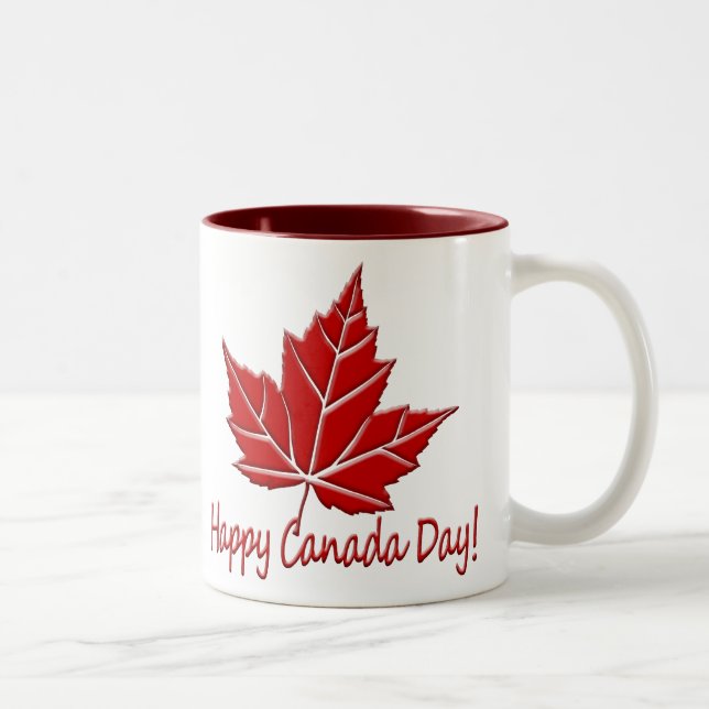 Kanada: Souvenir Coffee Kopp Lycklig Canada Day Mu (Höger)