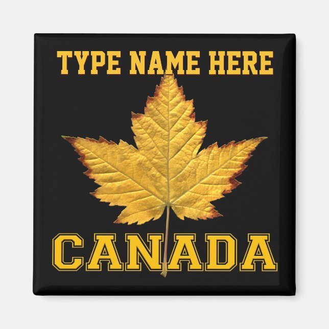 Kanada Souvenir Fridge Magnet Canada Keepsaké (Framsidan)