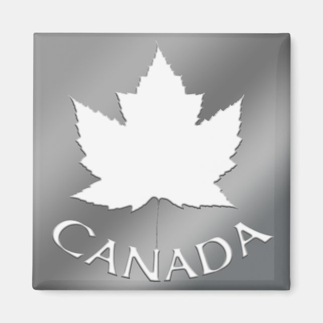 Kanada Souvenir Fridge Magnet Canada Maple Löv (Framsidan)