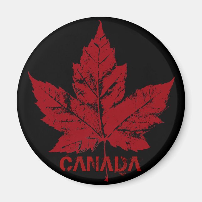 Kanada Souvenir Fridge Magnet Canada Maple Löv (Framsidan)