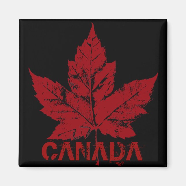 Kanada Souvenir Fridge Magnet Canada Maple Löv (Framsidan)
