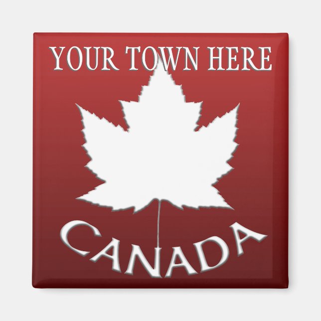 Kanada Souvenir Fridge Magnet Personlig Magnets (Framsidan)