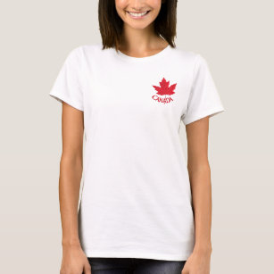 Kanada Souvenir Jacka Shirt Dam ES Kanada Joggare T-shirt