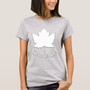 Kanada Souvenir Jacka Shirt Dam ES Kanada Joggare Tee Shirt