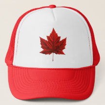 Kanada Souvenir Kepsar & Kanada Flagga Trucker Hat