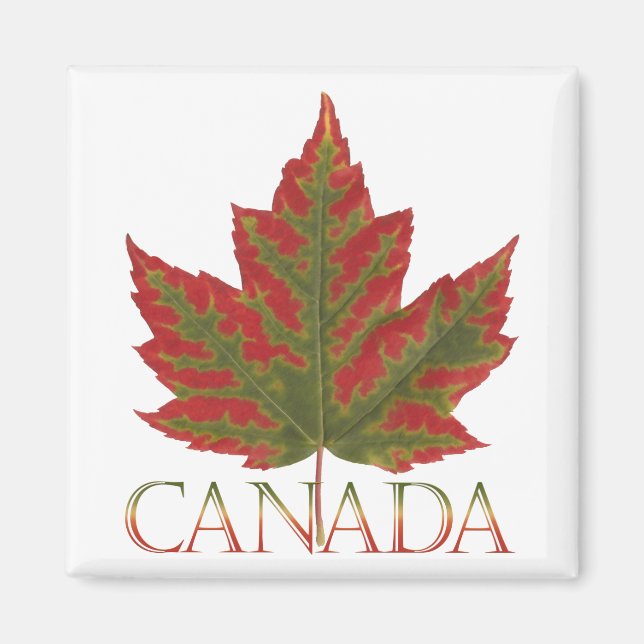 Kanada Souvenir Kylskåpsmagnet Kanada Minnen (Framsidan)