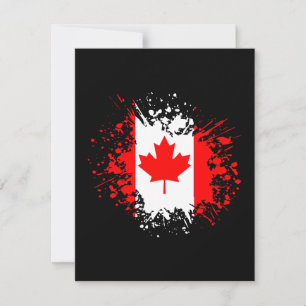 Kanada Souvenir Landmark, White North Flagga Trave