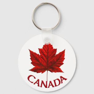 Kanada Souvenir Nyckelring Maple Löv Keychains