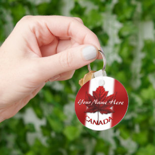 Kanada Souvenir Nyckelring Personlig Kanada Presen