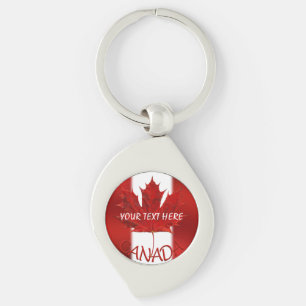 Kanada Souvenir Nyckelringar Anpassat Kanada Flagg