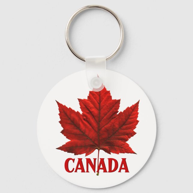 Kanada Souvenir Nyckelrings & Canada Gifts Nyckelring (Framsida)