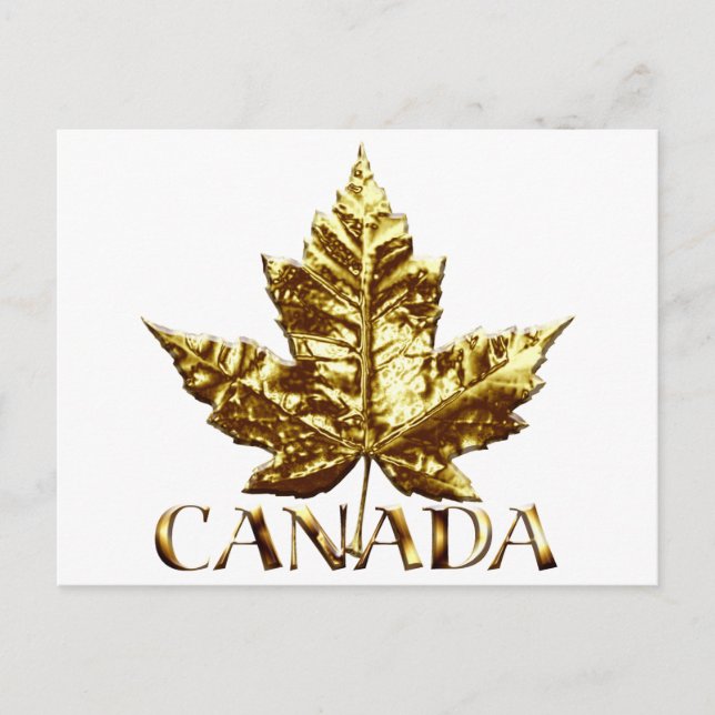Kanada Souvenir Postcards Canada Flagga Art Cards Vykort (Framsida)