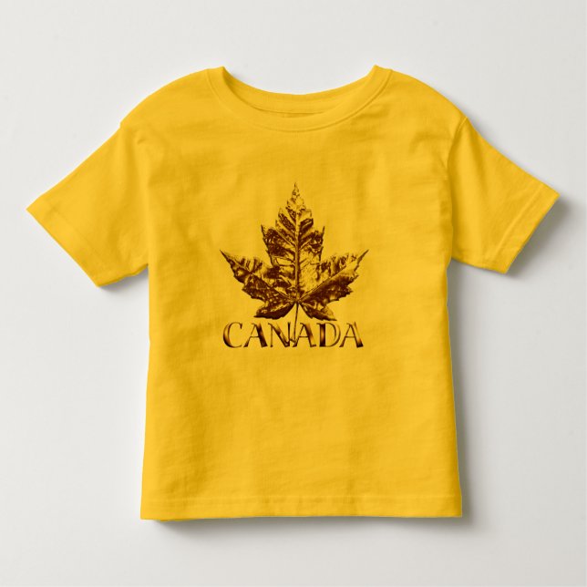 Kanada Souvenir Småbarn T-shirt Baby Canada Tee (Framsida)