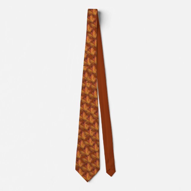 Kanada Souvenir Tie Roligt Guld Kanada Maple Löv T Slips (Framsida)