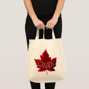 Kanada Souvenir Tote bags Canada Maple Löv Bags Tygkasse