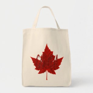 Kanada Souvenir Tote bags Canada Maple Löv Bags Tygkasse