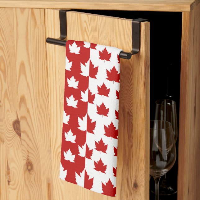 Kanada Souvenir Towel Canadian Tea Towel Decor Kökshandduk (Thirds Fold)