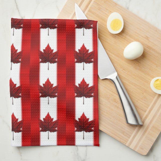 Kanada Souvenir Towel Canadian Tea Towel Decor Kökshandduk (Vikt i Fjärdedel)