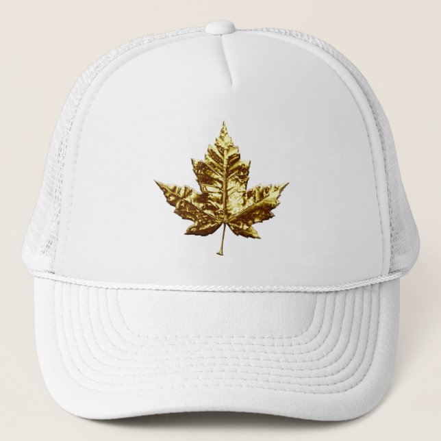 Kanada Souvenir Trucker Cap Maple Löv Canada Caps Keps (Framsida)