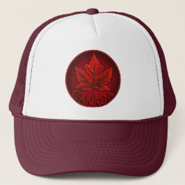 Kanada Souvenir Trucker Cap Maple Löv Canada Caps Truckerkeps