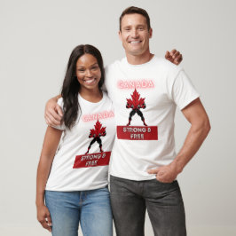 Kanada - starkt och fritt t shirt