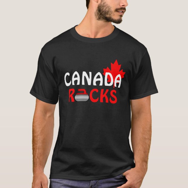Kanada stenar - krulla tee (Framsida)