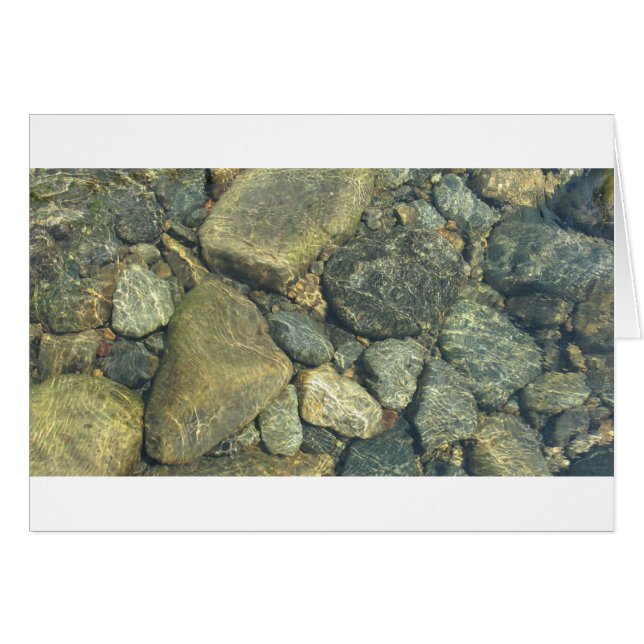 Kanada stenkort hälsningskort (Framsidan Horizontal)