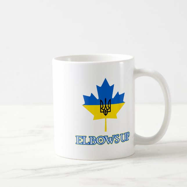Kanada stöder Ukraina knytnävar upp lönnlövstriden Kaffemugg (Höger)